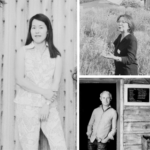 아름다운 정워 너머로 시싱헐스트의 높은 쌍둥이 탑이 보인다